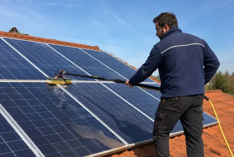 Nettoyage et entretien de panneaux solaires à Meys